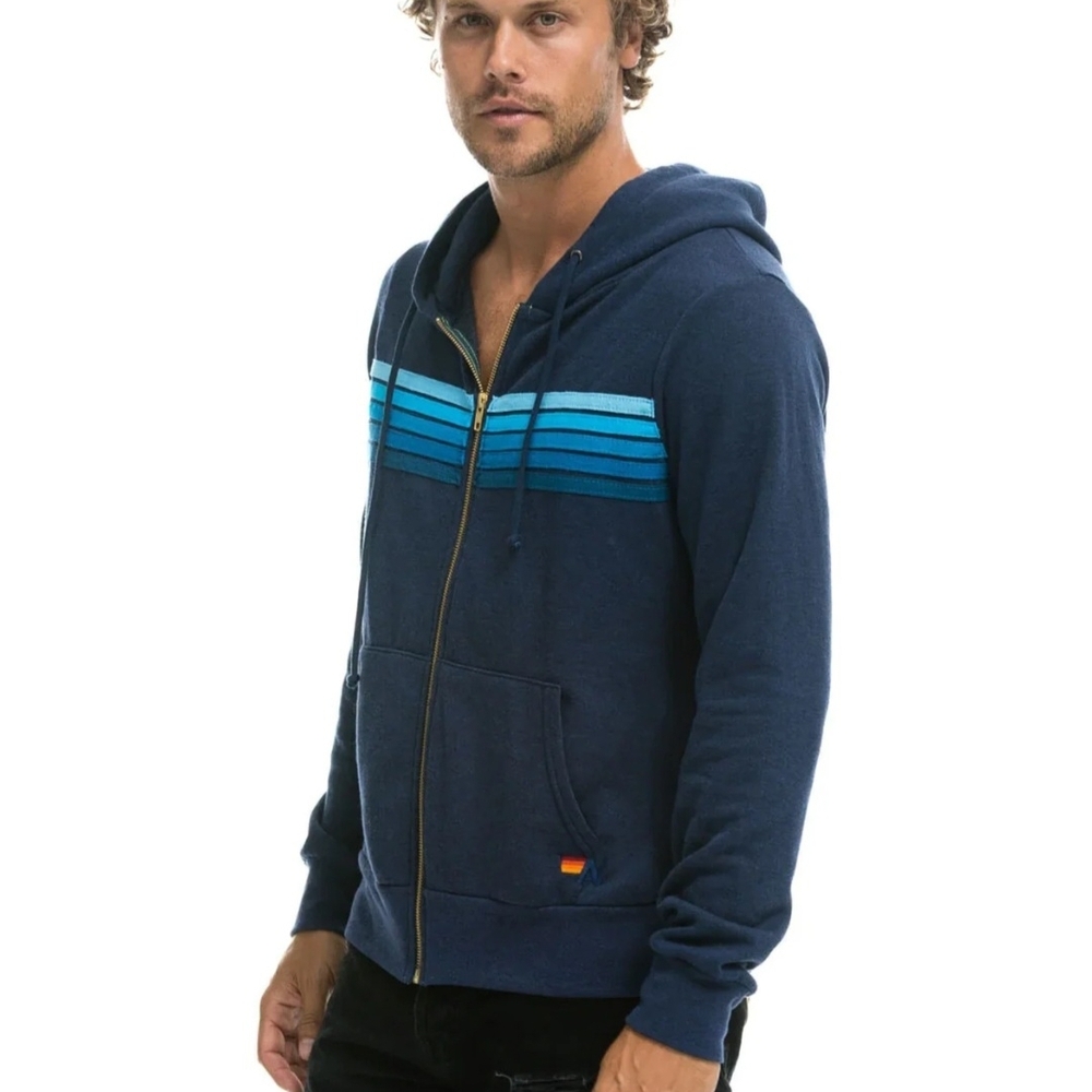 Aviator Nation 5 Stripe Hoodie - Picture 3 of 11